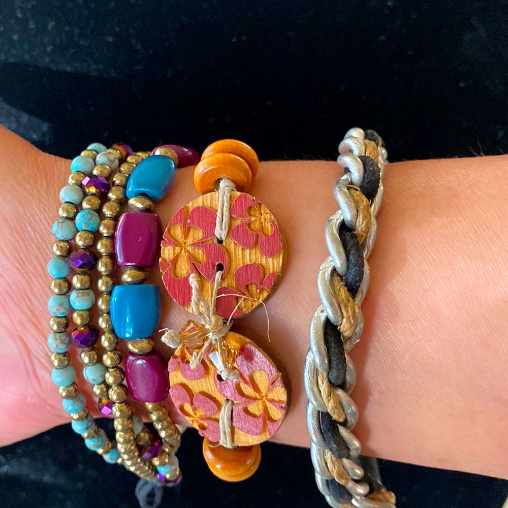 NWOT.  Set of 3 fun bracelets.